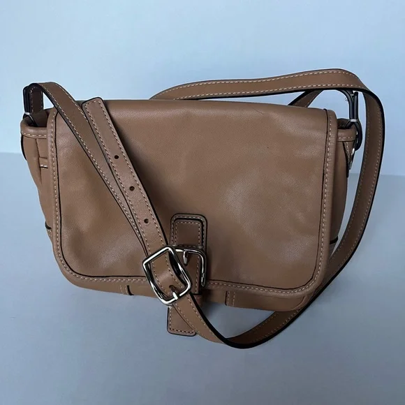 COACH Hadley Leather field Flap Crossbody Shoulder Bag F29763 - Picture 3 of 15